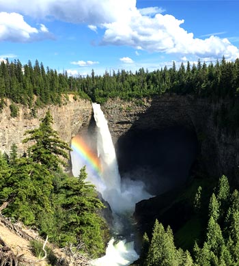 Helmcken Falls from Ridge trail