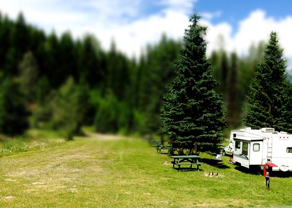 Helmcken Falls Lodge RV site