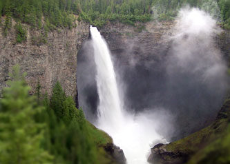 Helmcken Falls view from trail